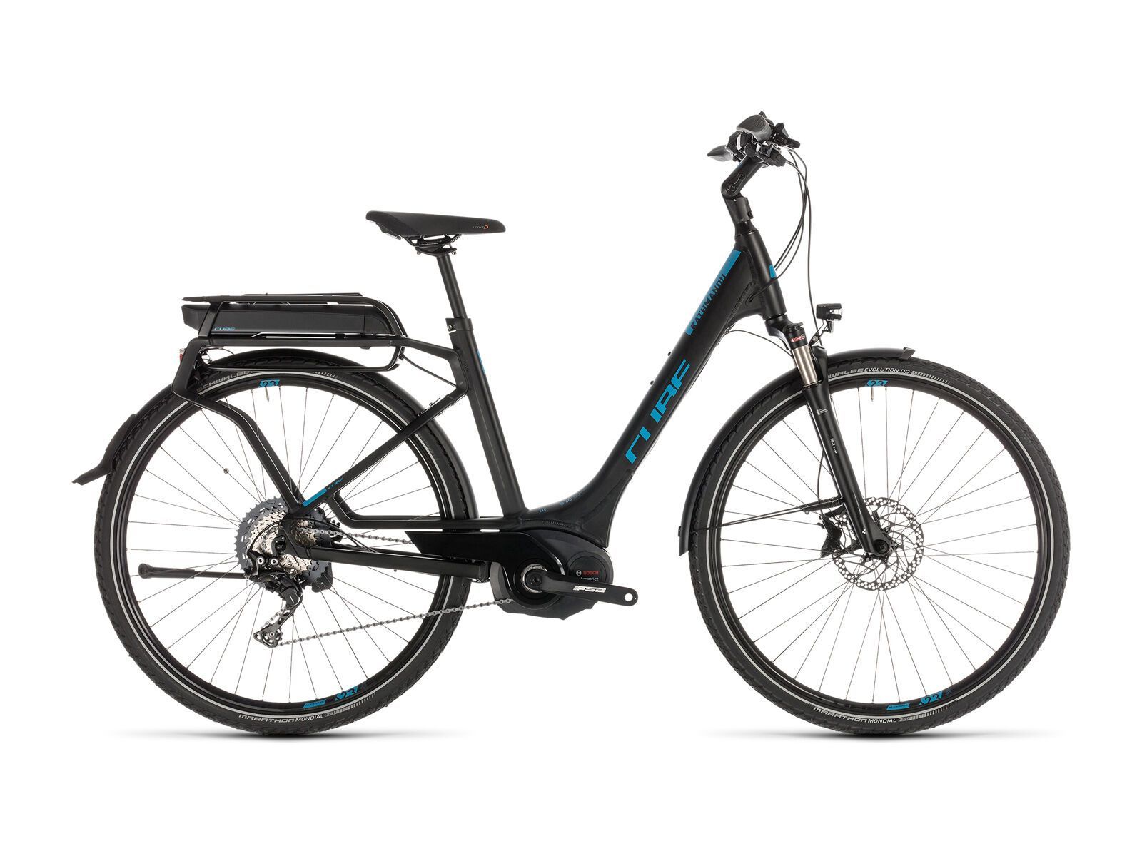 Cube Kathmandu Hybrid EXC 500 Easy Entry, black´n´blue - Bild 1