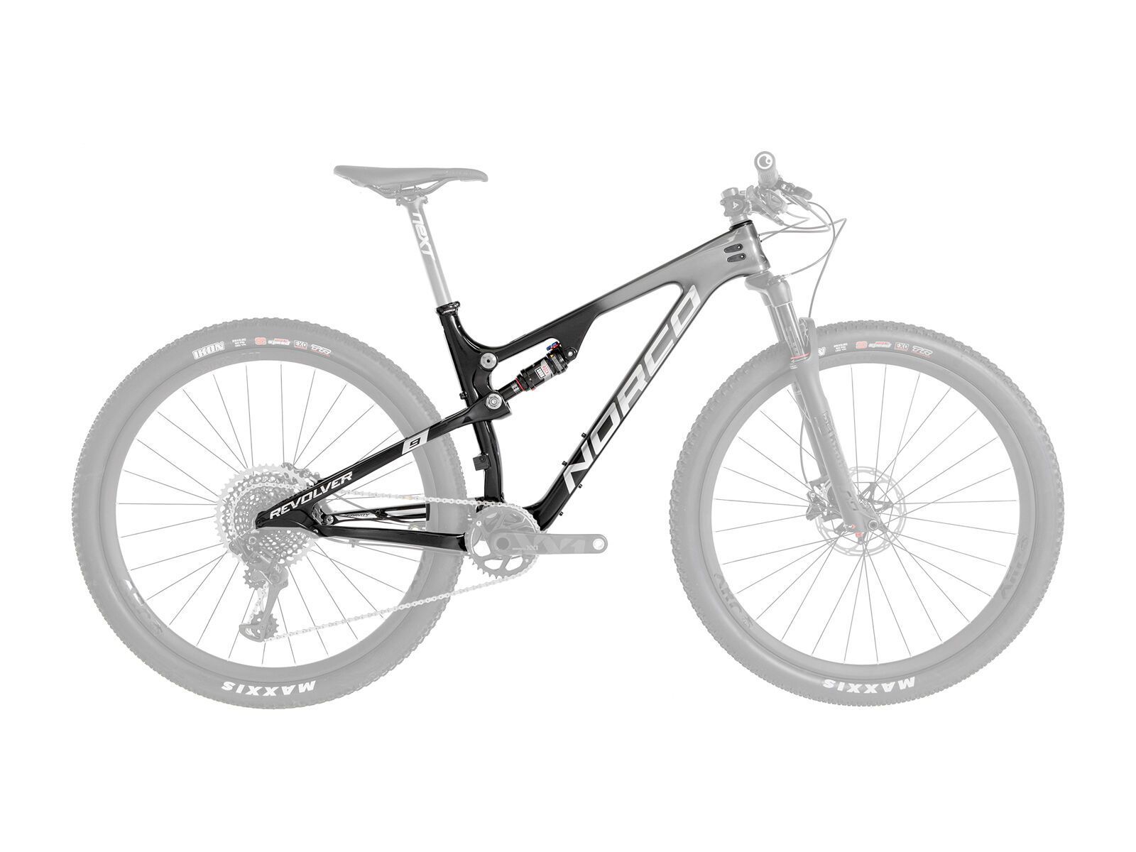 Norco Revolver FS Frame 27.5, black fade/chrome - Bild 1