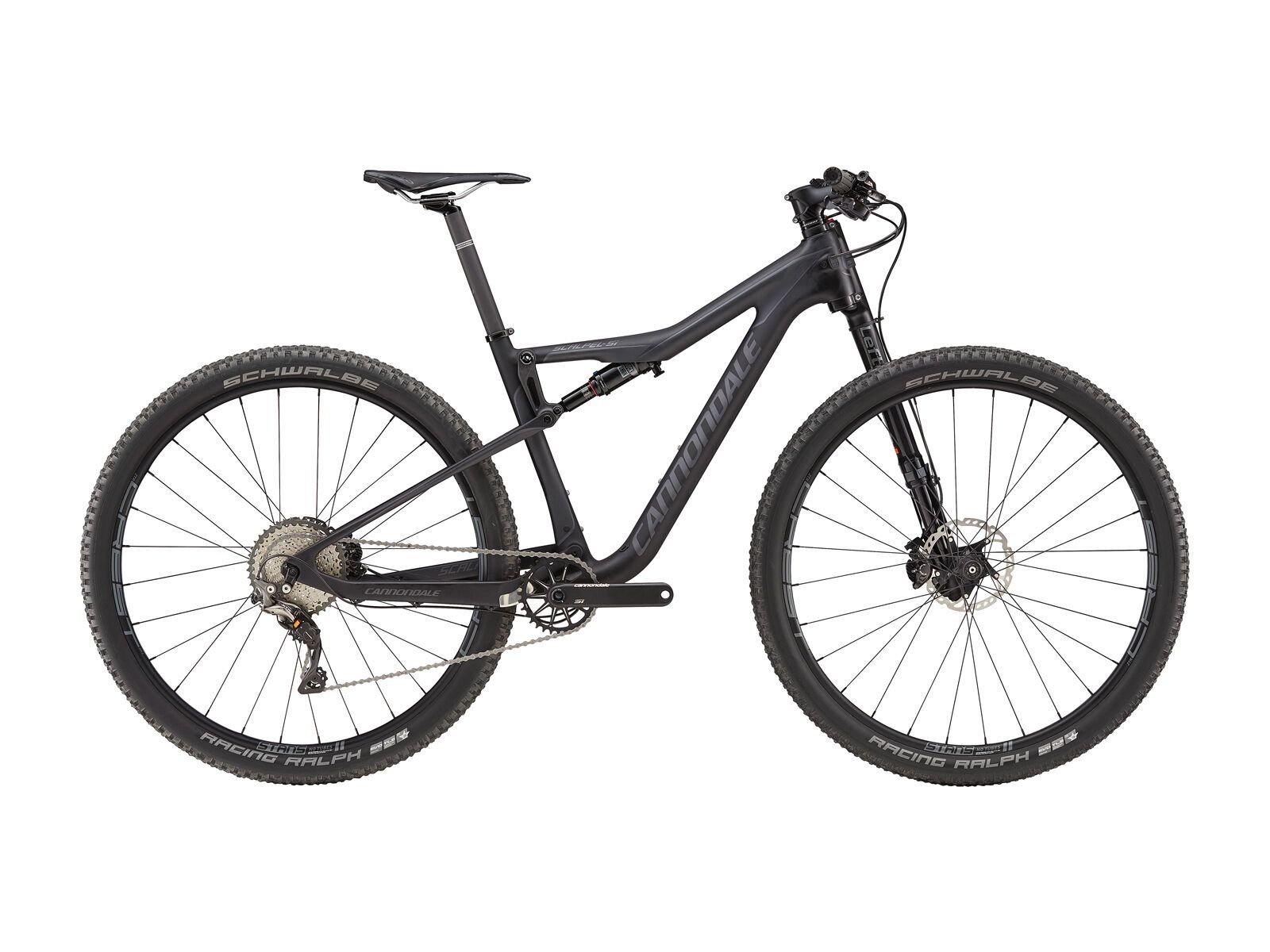 Cannondale Scalpel-Si Carbon 3 29, jet black w/ nearly black and charcoal gray, matte - BBQ - Bild 1