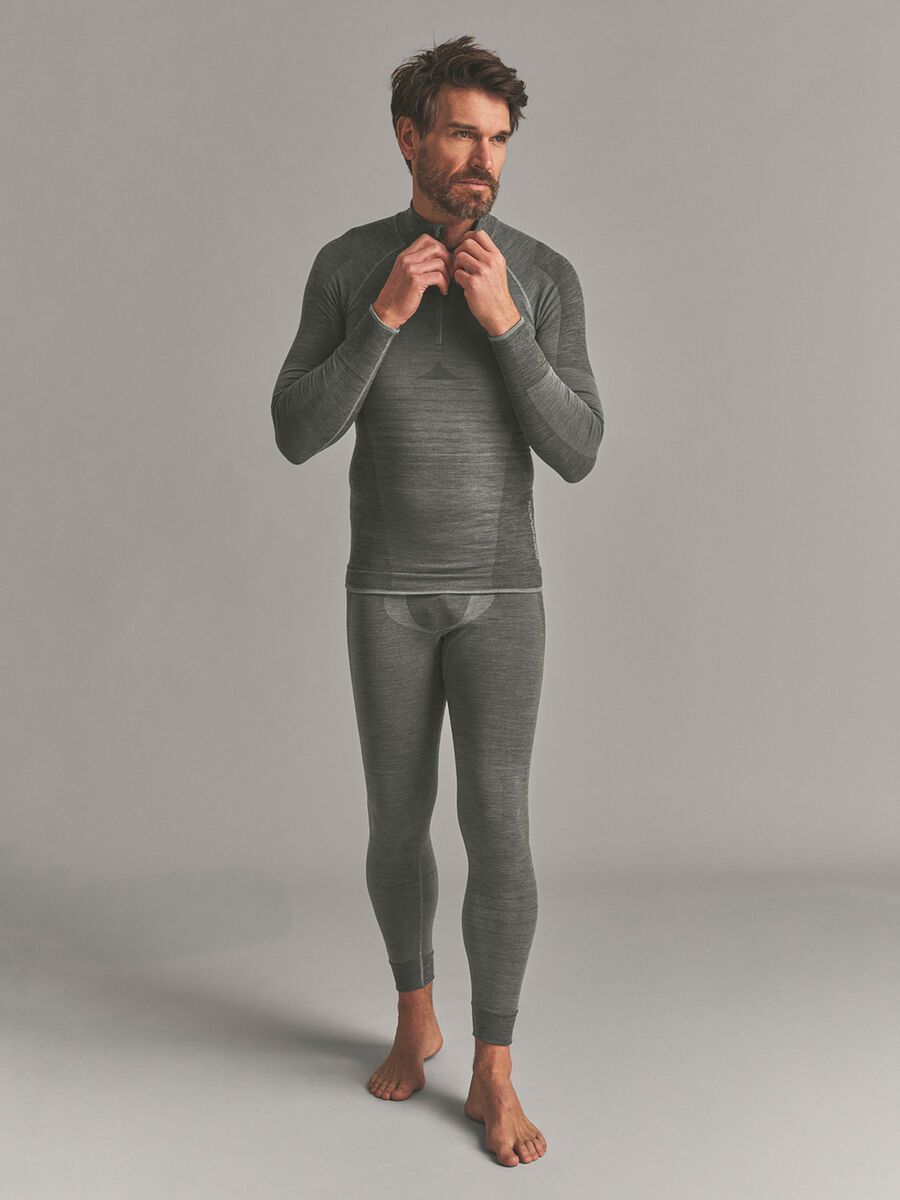 Ortovox 230 Merino Competition Zip Neck M, dark sage - Bild 4