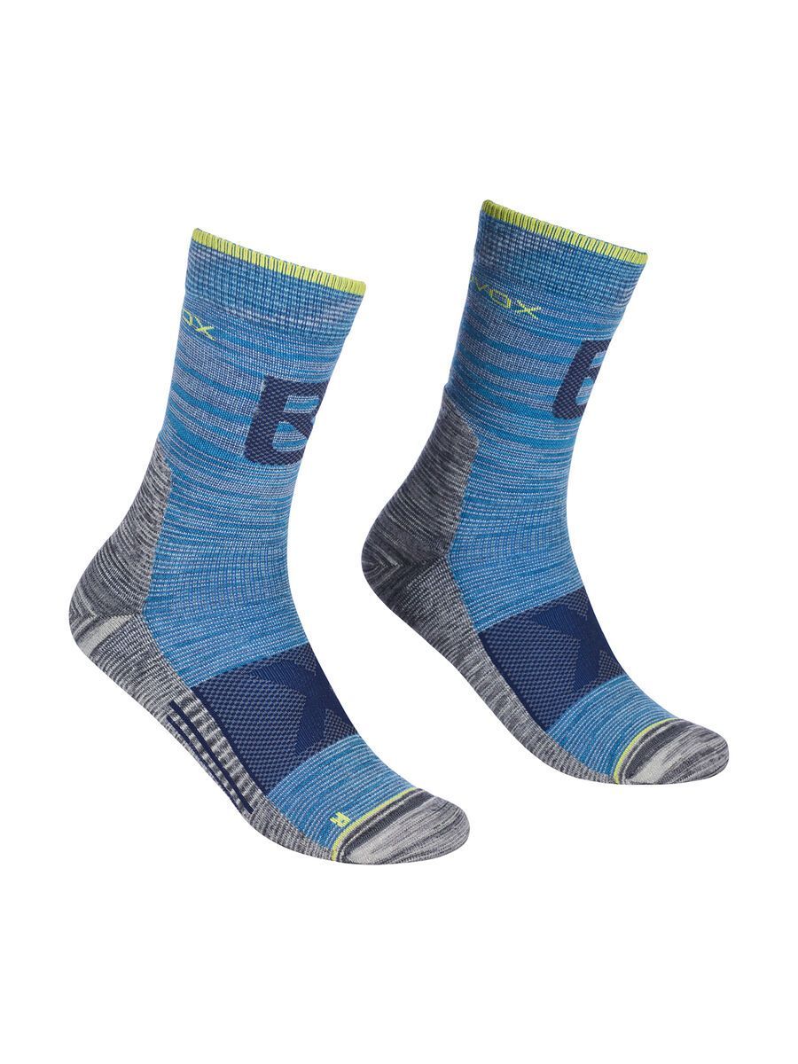 Ortovox Alpinist Pro Compression Mid Socks M, safety blue - Bild 1