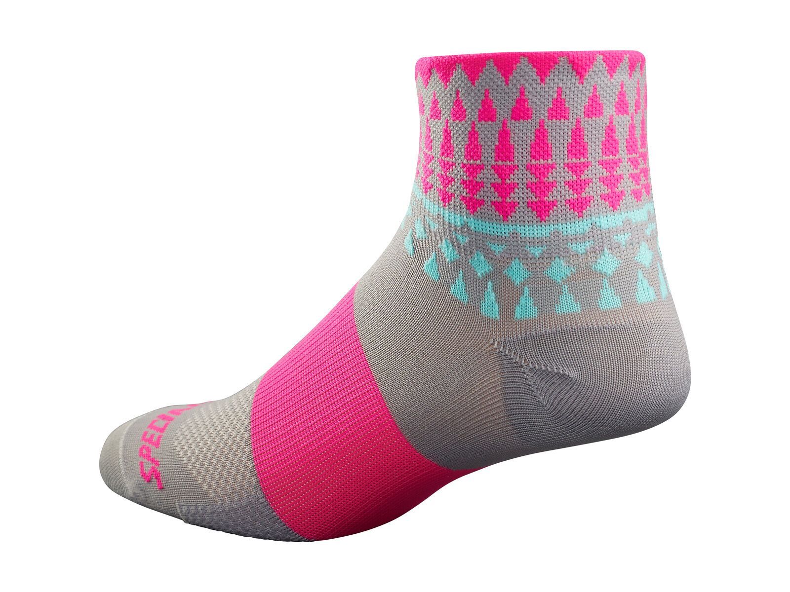 Specialized Women's RBX Mid Sock, light grey/neon pnk - Bild 1
