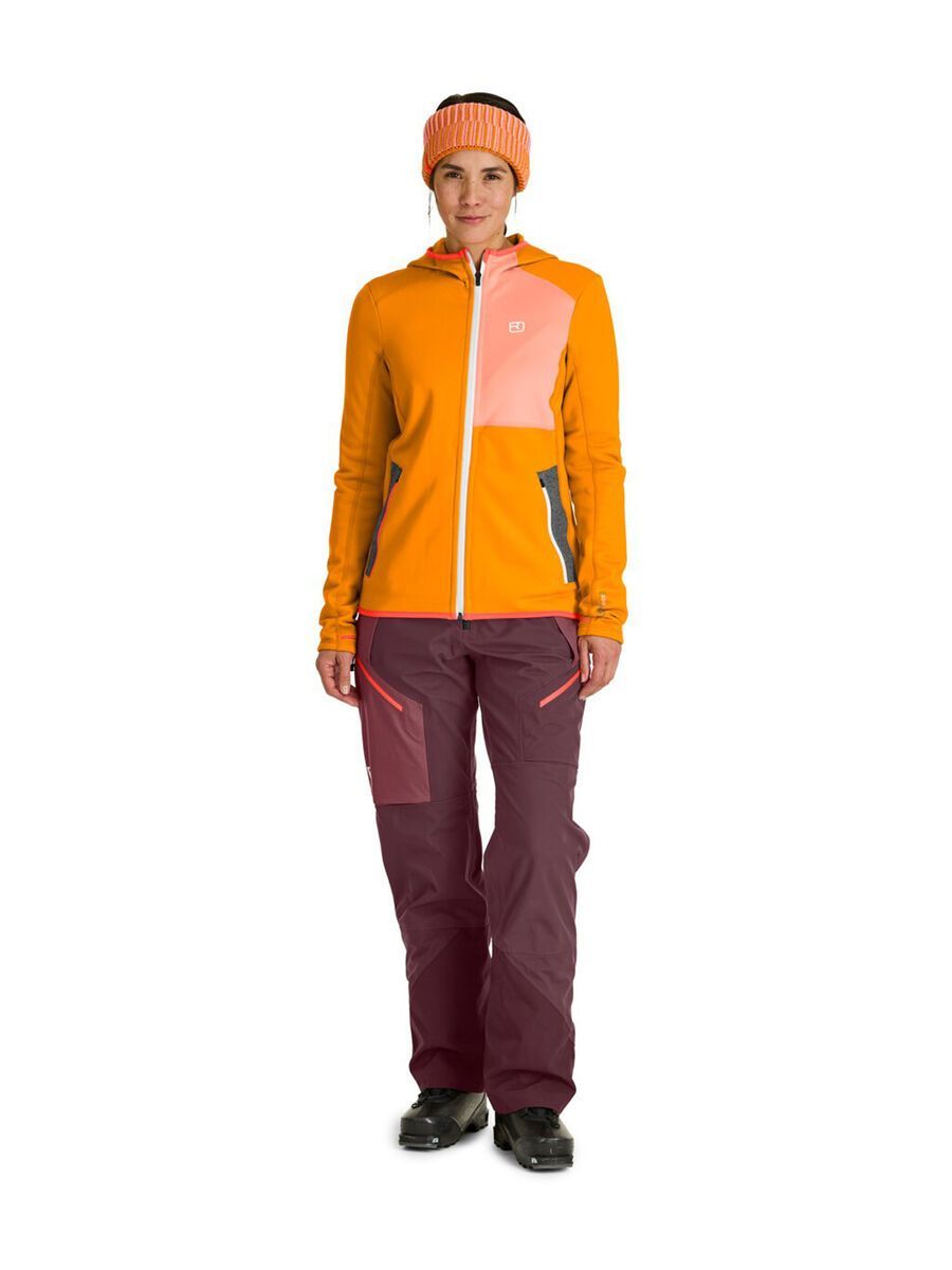Ortovox Merino Fleece Hoody W, autumn leaves - Bild 5