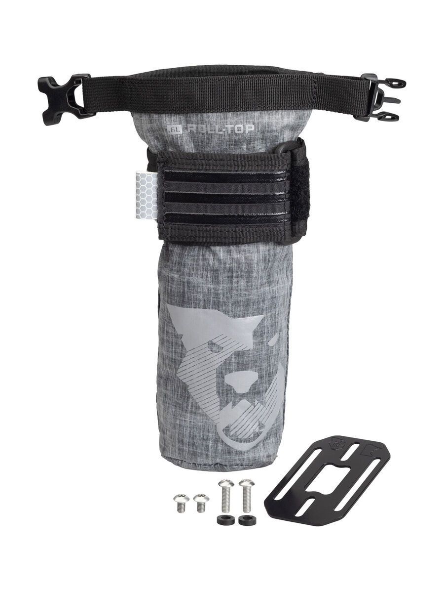 Wolf Tooth B-RAD TekLite Roll-Top Bag inkl. Montageplatte - 0,6 l, gray - Bild 2
