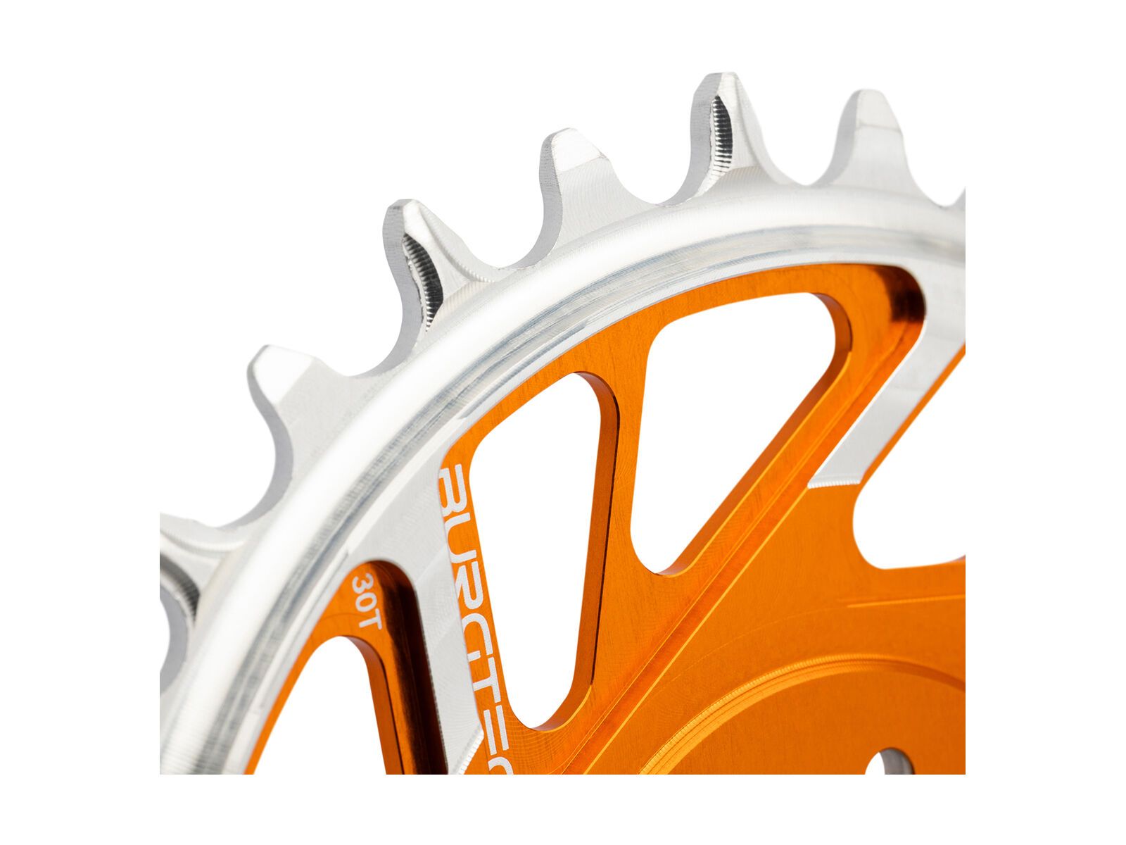 Burgtec 3 mm Offset Thick Thin Chainring SRAM 8-Bolt, iron bro orange - Bild 8