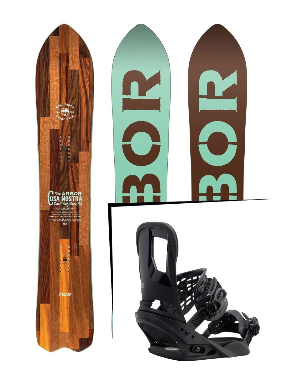 Set: Arbor Cosa Nostra 2017 + Burton Cartel (1712700S) - Bild 1
