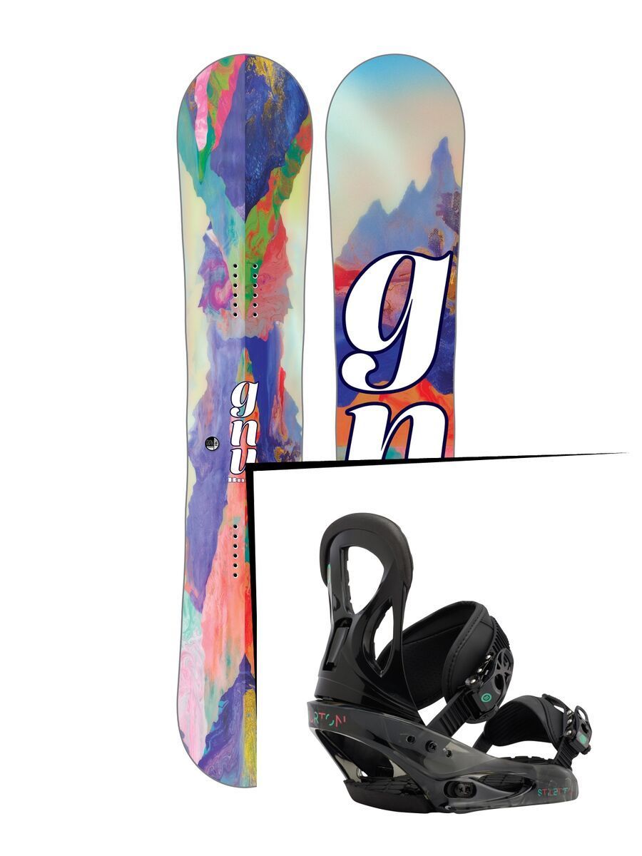 Set: Gnu B-Nice 2017 + Burton Stiletto (1712930S) - Bild 1