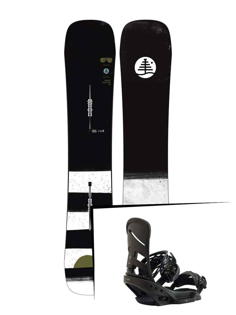 Set: Burton Family Tree Trick Pilot 2019 + Burton Mission EST blackish - Bild 1