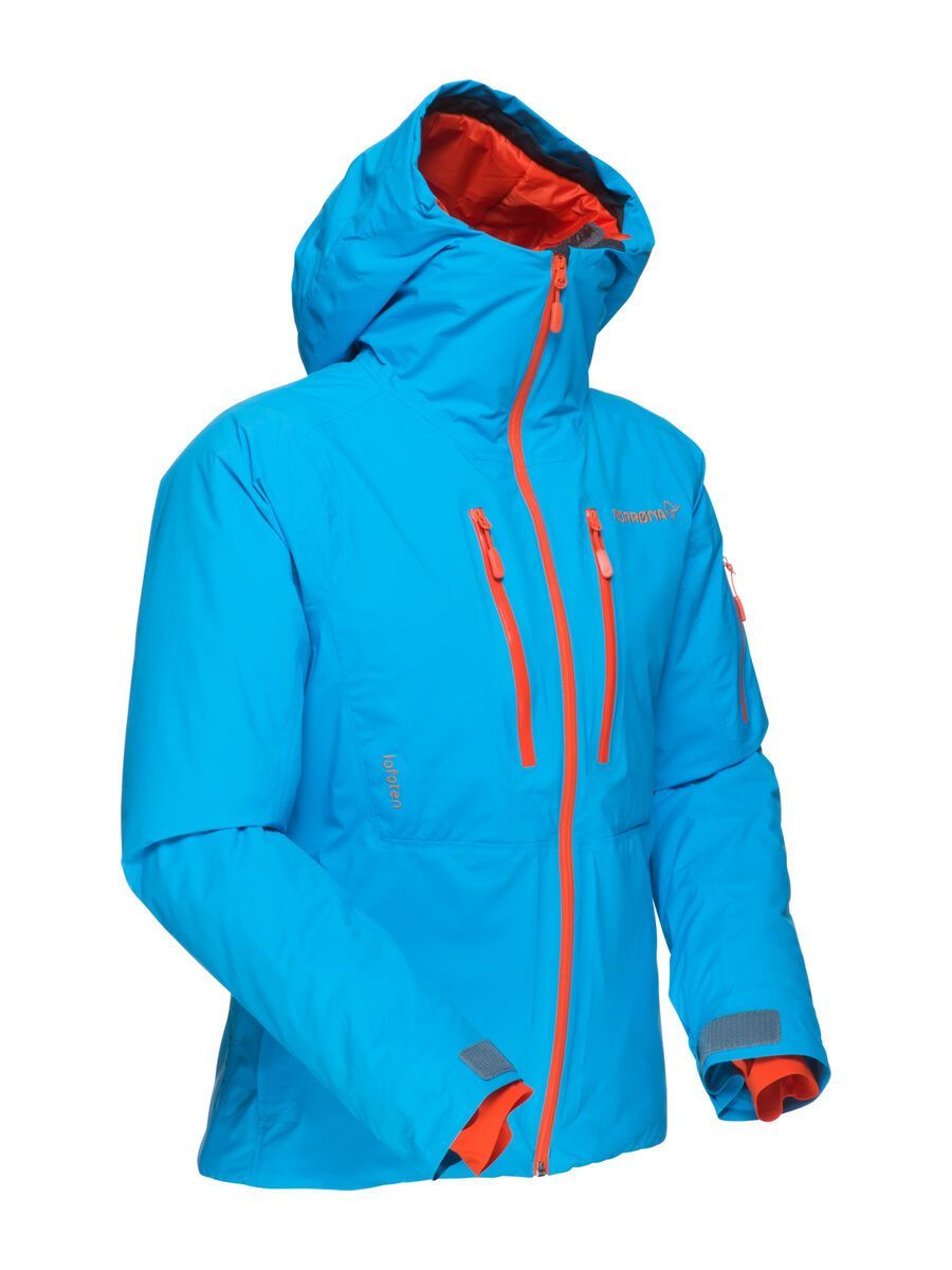 Norrona Womens Lofoten Gore-Tex Prima Loft Jacket, Caribbean Blue - Bild 3