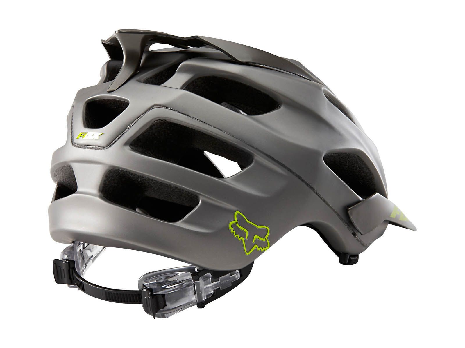 Fox Flux Helmet, titanium - Bild 2