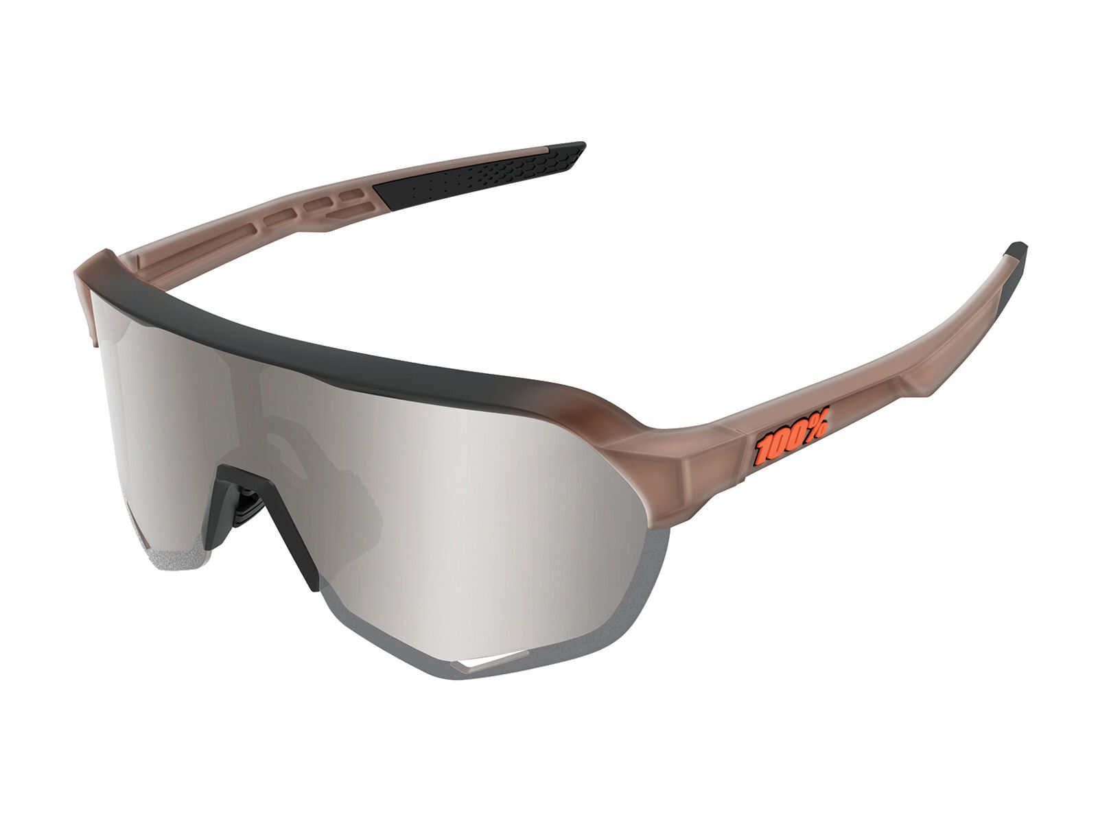 100% S2 - HIPER Silver ML Mir, matte transl brown fade - Bild 1