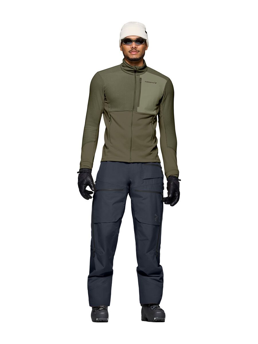 Norrona lofoten warm2 Jacket M's, olive night/deep lichen green - Bild 4
