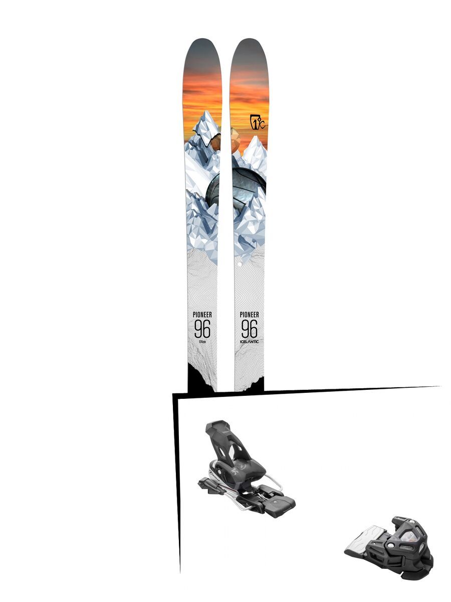 Set: Icelantic Pioneer 96 2018 + Tyrolia Attack 16 solid black - Bild 1