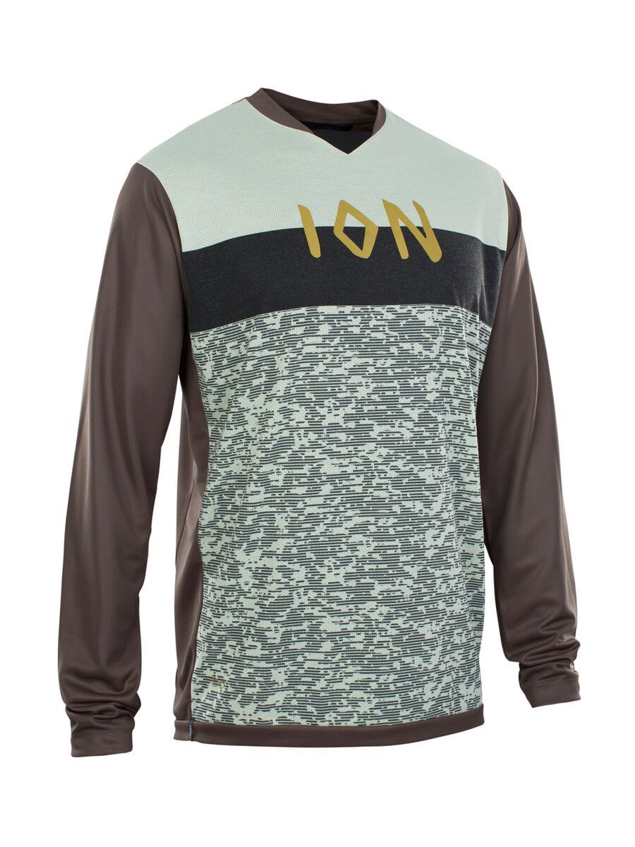 ION Tee LS Scrub AMP, root brown - Bild 1