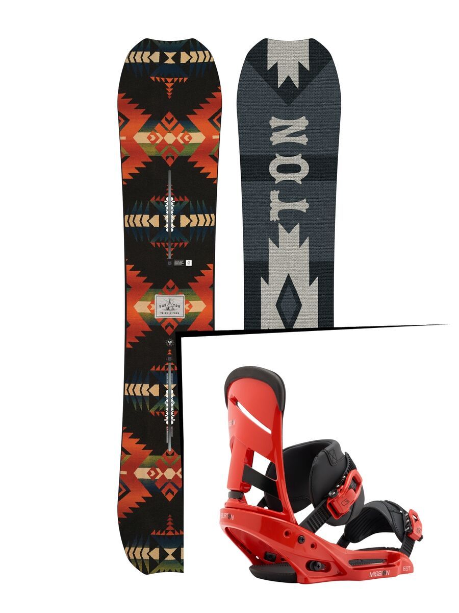 Set: Burton Trick Pony 2017 +  Mission EST (1712900S) - Bild 1