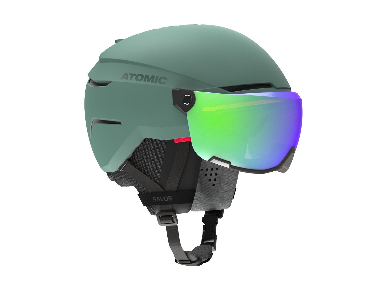 Atomic Savor Visor, Green Stereo / green - Bild 4