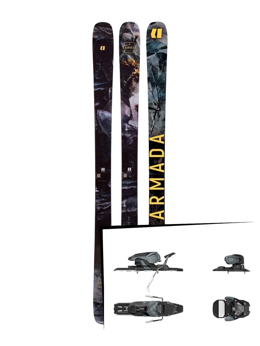 Set: Armada Arw 86 2019 + Salomon Warden 11 dark grey/black - Bild 1