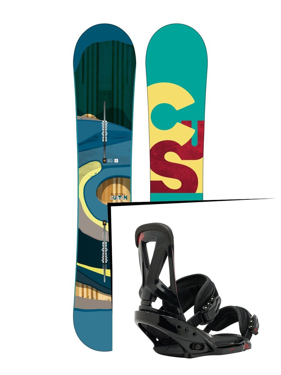 Burton Set: Custom Wide 2016 + Burton Custom EST - Bild 1