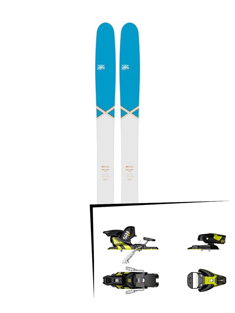 DPS Skis Set: Wailer 112 RP2 Pure3 Special Edition 2016 + Salomon STH2 WTR 13 - Bild 1