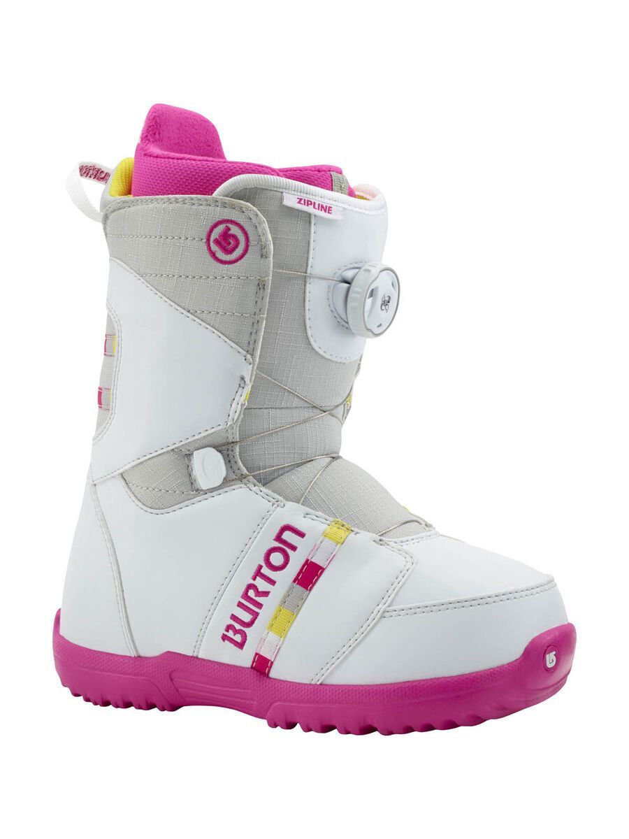 Burton Zipline Boa, White/Gray/Pink - Bild 1