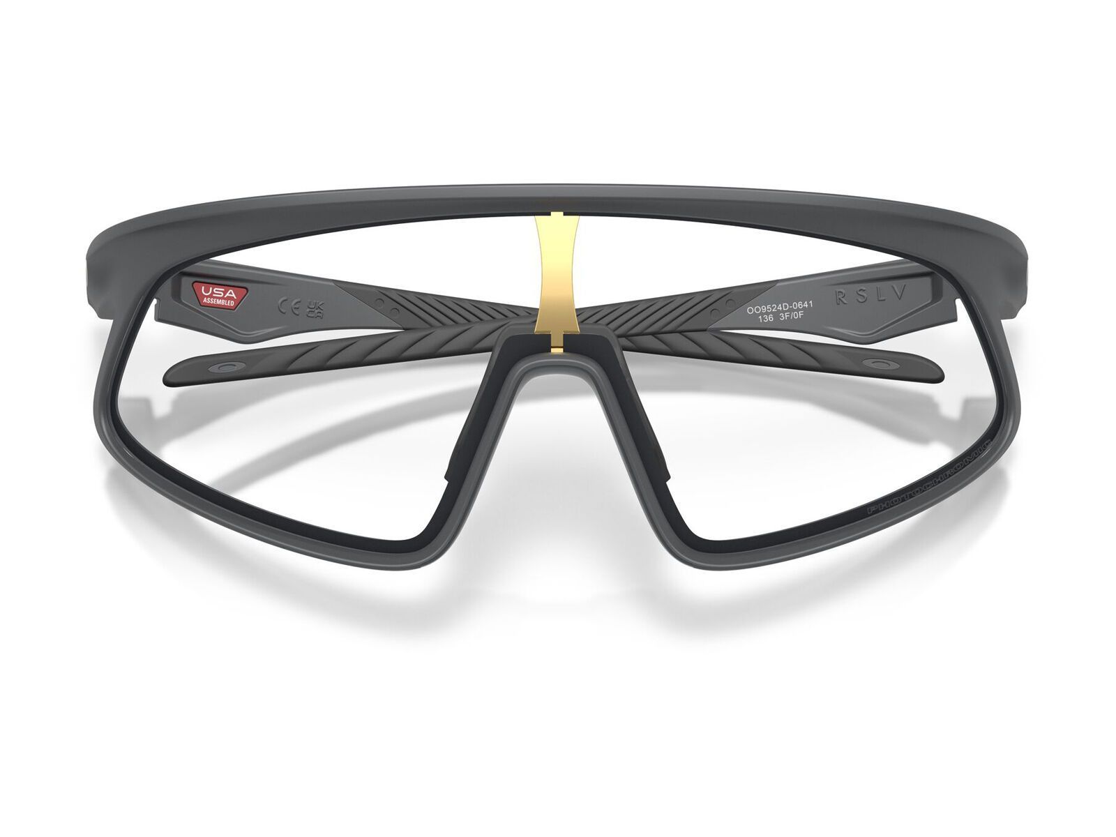 Oakley RSLV 141, Clear To Black Iridium Photochromic / matte carbon - Bild 10