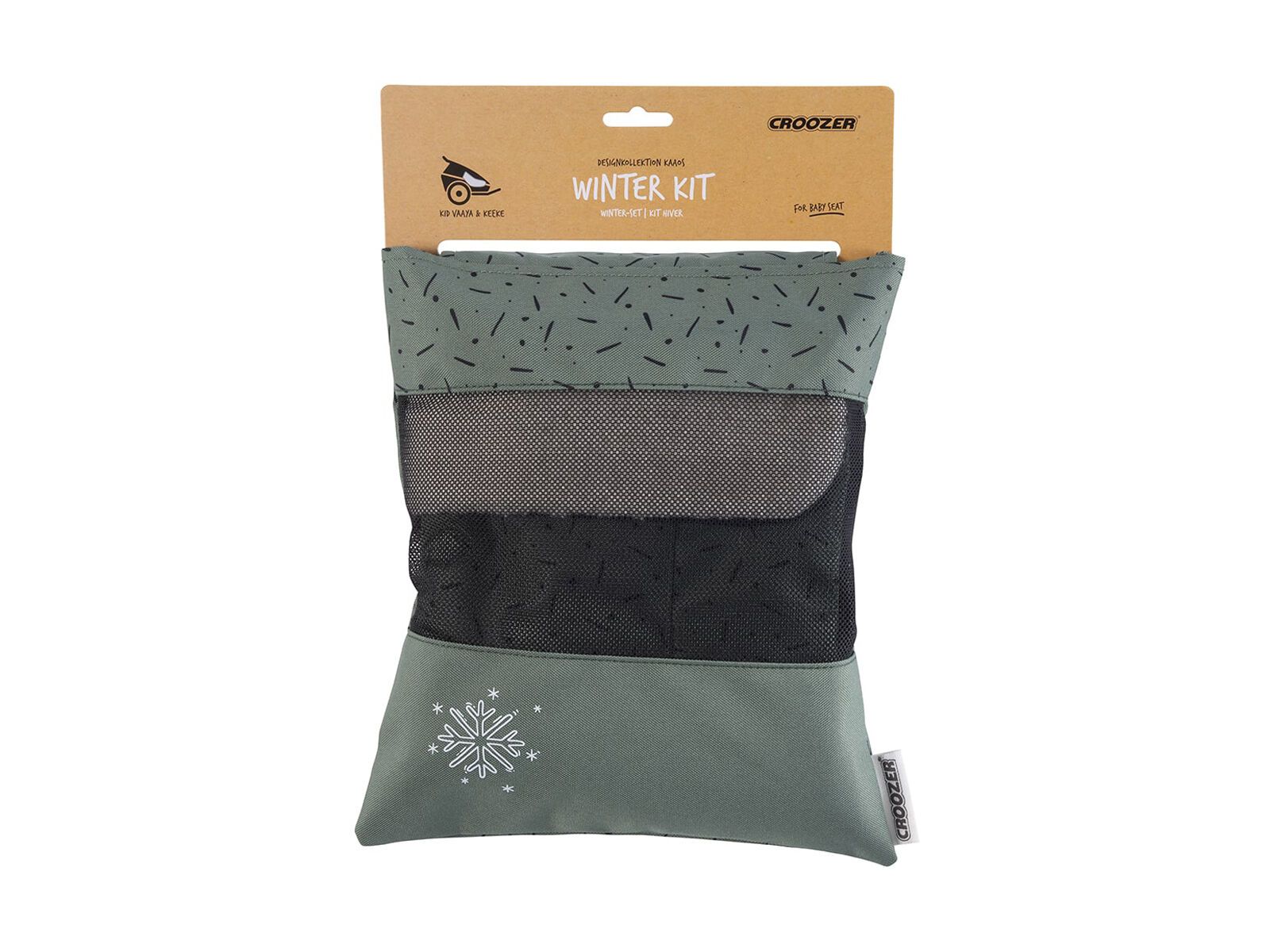 Croozer Babysitz inkl. Winter-Set (ab 2018), jungle green/black - Bild 4