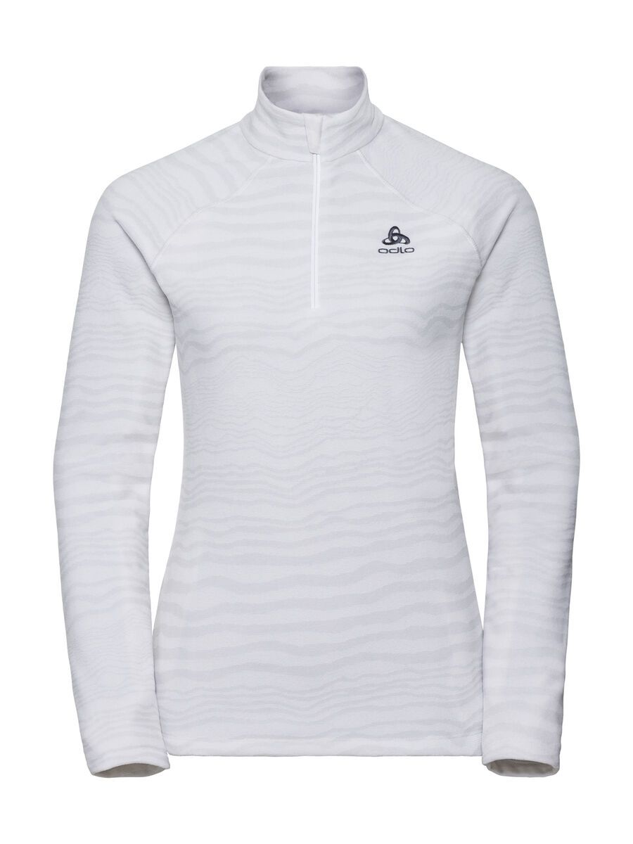 Odlo Midlayer 1/2 Zip Albula, odlo silver grey/white - Bild 1