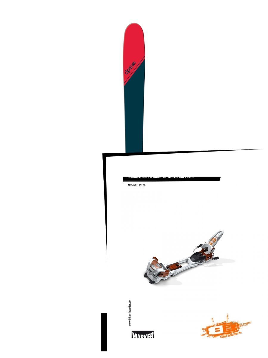 Set: DPS Skis Cassiar 95 Tour1 2018 + Marker Duke 16 White/Copper - Bild 1