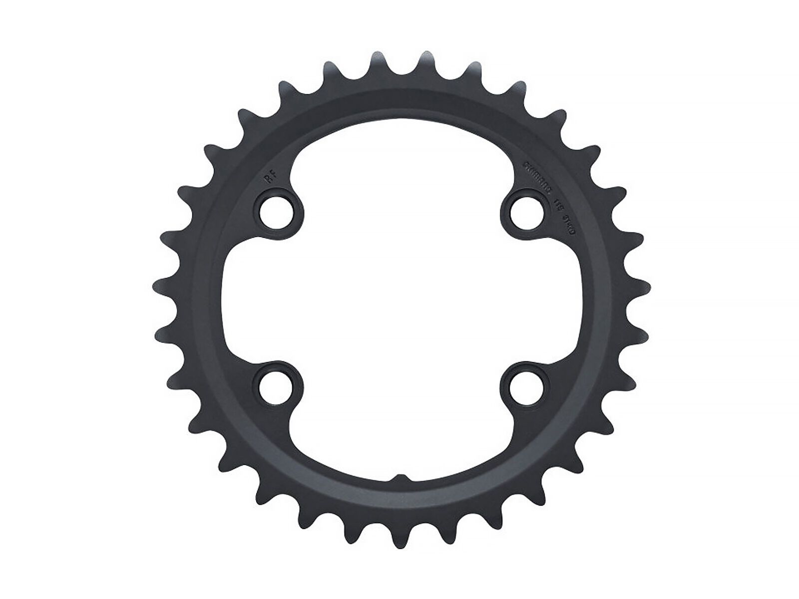 Shimano Kettenblatt für GRX FC-RX810-2 - 80 mm LK, schwarz - Bild 1