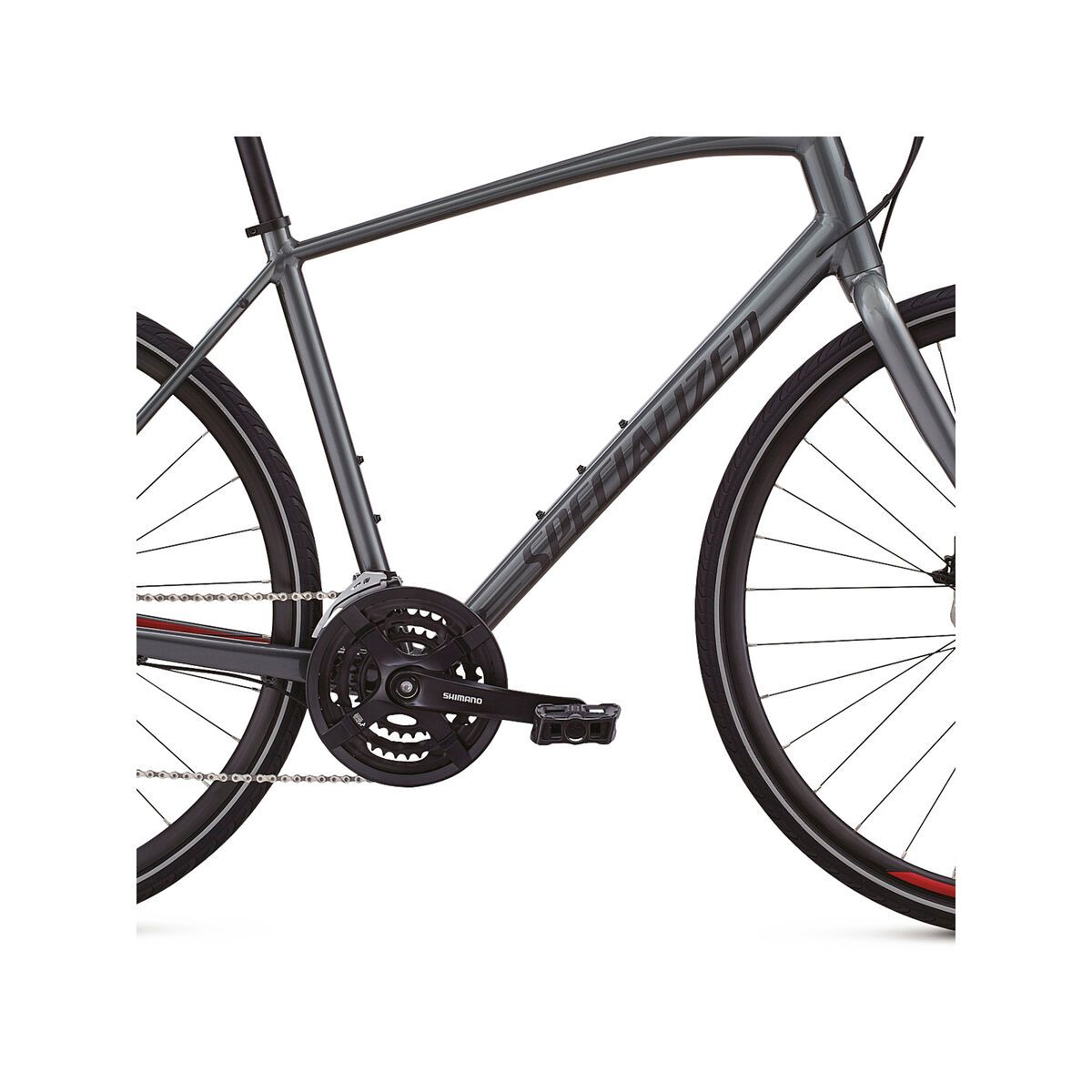 Specialized Men's Sirrus, charcoal/candy red/black reflective - Bild 5