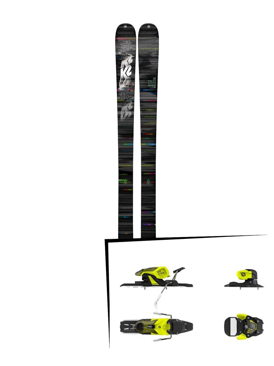 Set: K2 SKI Press 2018 + Salomon Warden 11 yellow/black - Bild 1