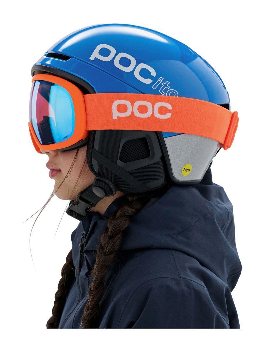 POC Fovea Mid, Clarity Hi. Int. Partly Sunny Blue / zink orange - Bild 7