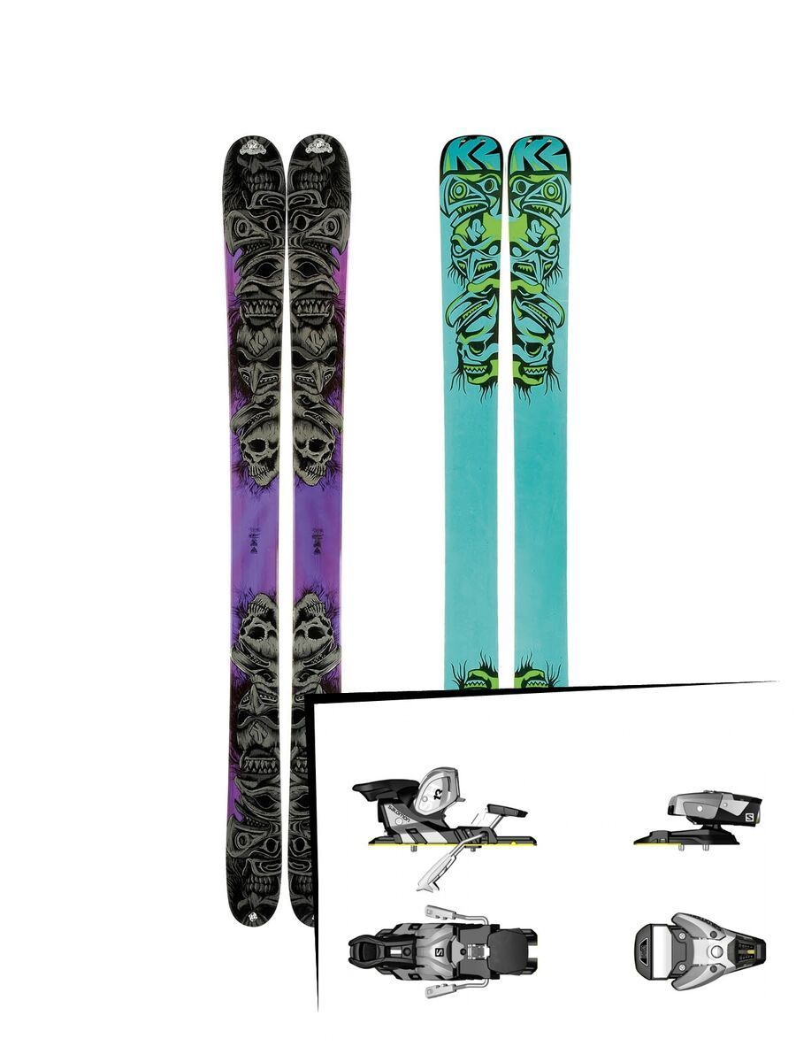 K2 SKI Set: Obsethed 2012 + Salomon STH2 WTR 13 - Bild 1
