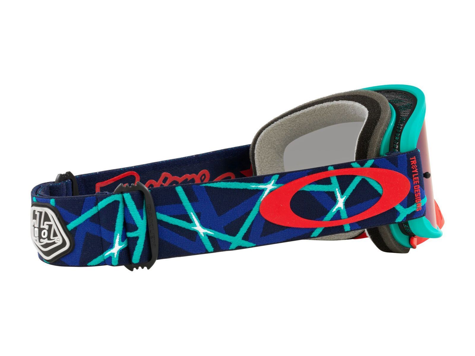 Oakley O Frame 2.0 Pro MTB Troy Lee Designs - Black Ice Iridium, blue webstar - Bild 8