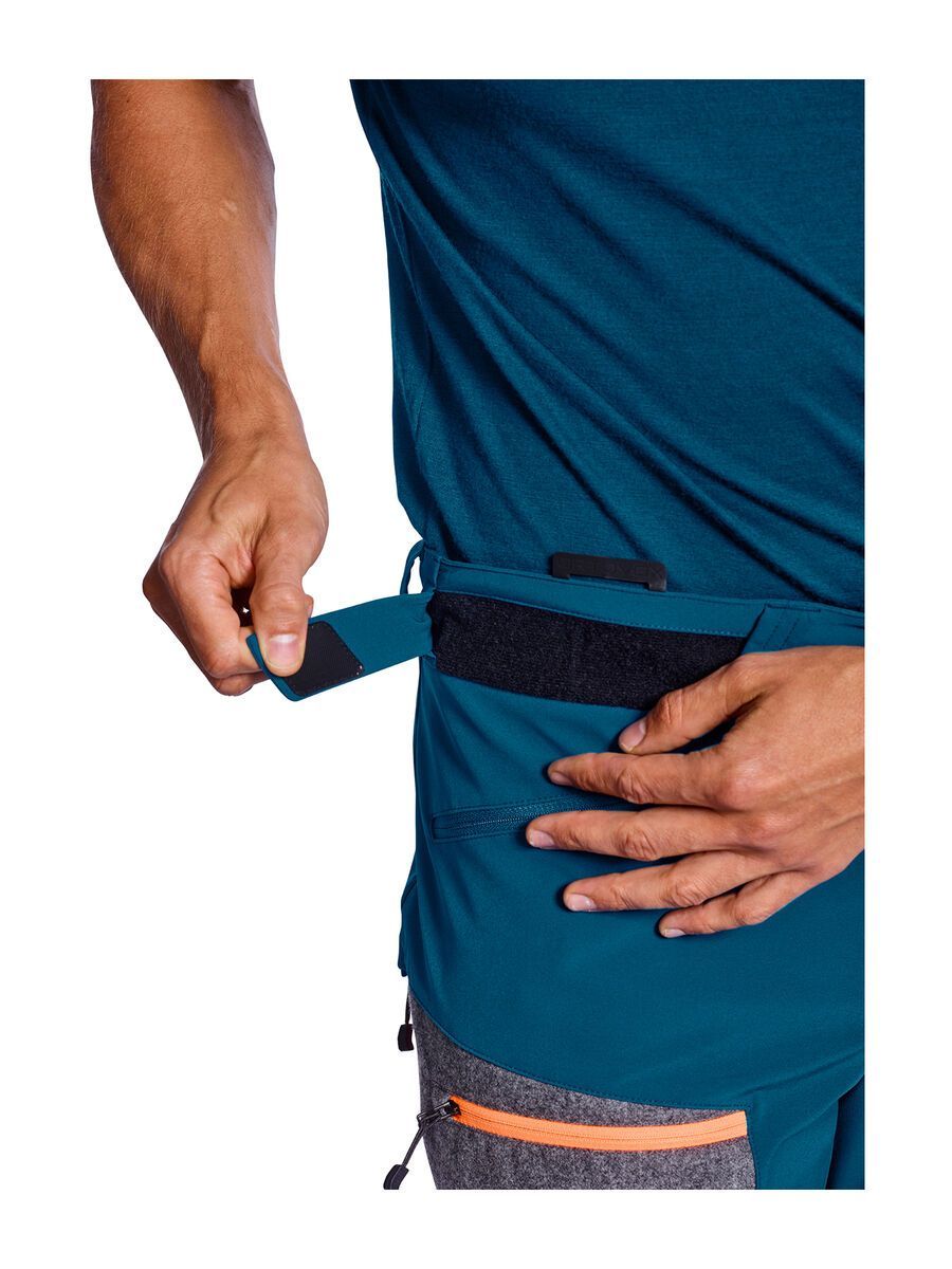 Ortovox Merino Naturtec Plus Pordoi Pants M, petrol blue - Bild 4