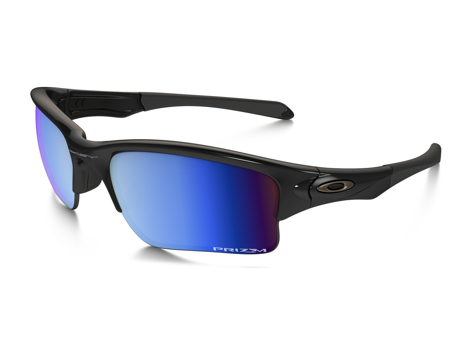 Oakley Quarter Jacket Prizm Deep Water Polarized, polished black/Lens: prizm deep water polarized - Bild 1