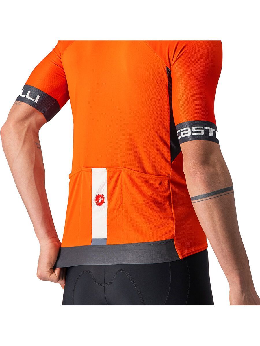 Castelli Entrata VI Jersey, fiery red/dark gray-ivory - Bild 7