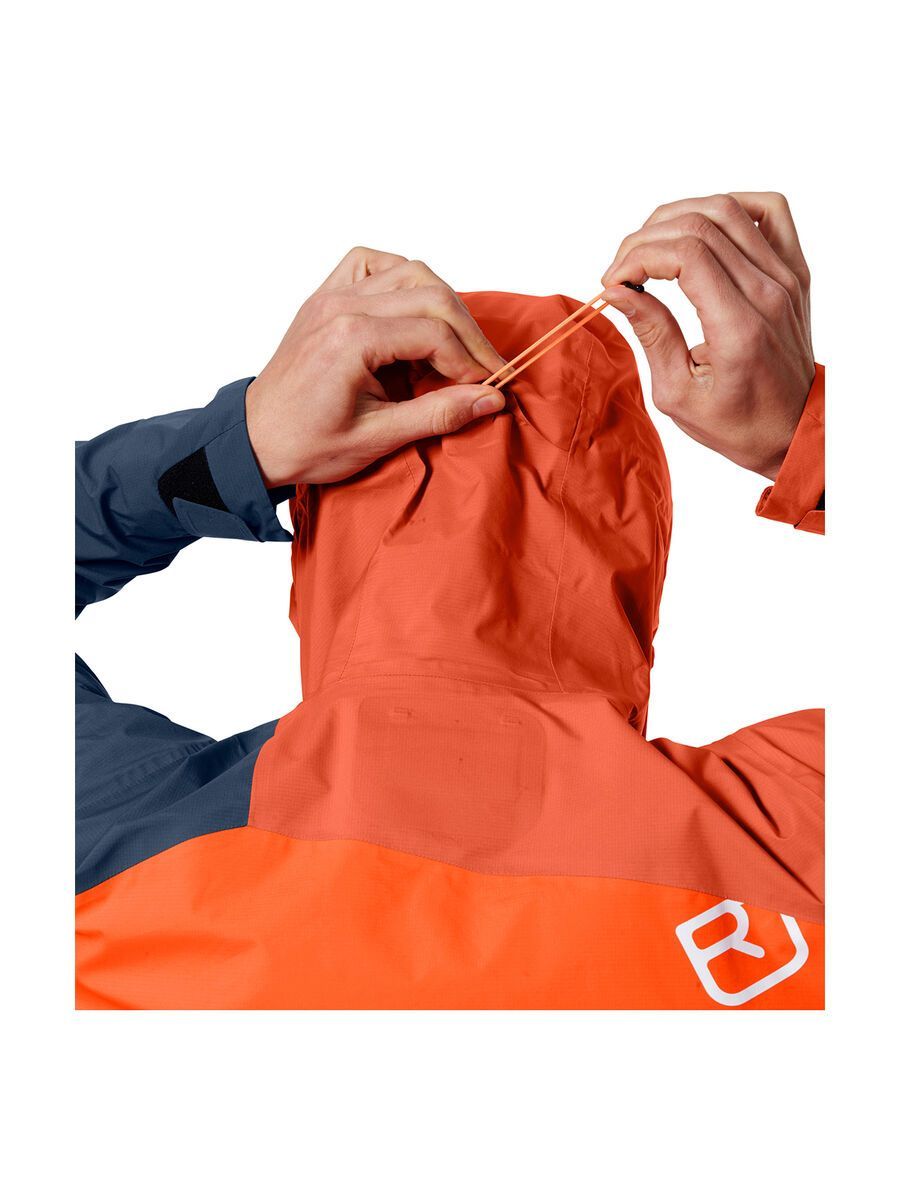 Ortovox Westalpen 3L Light Jacket M, burning orange - Bild 3