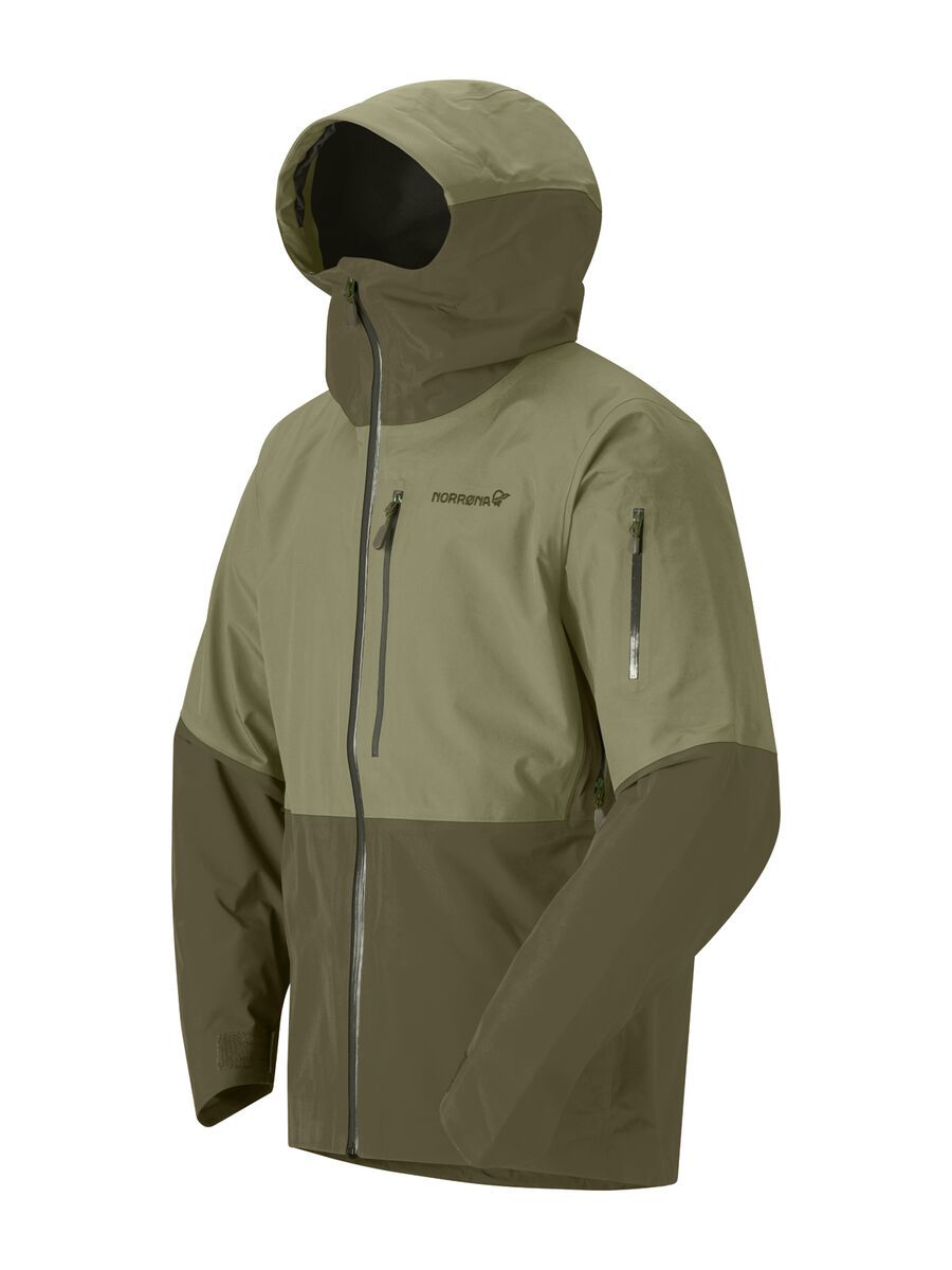 Norrona lofoten Gore-Tex Jacket M's, olive night/deep lichen green - Bild 2