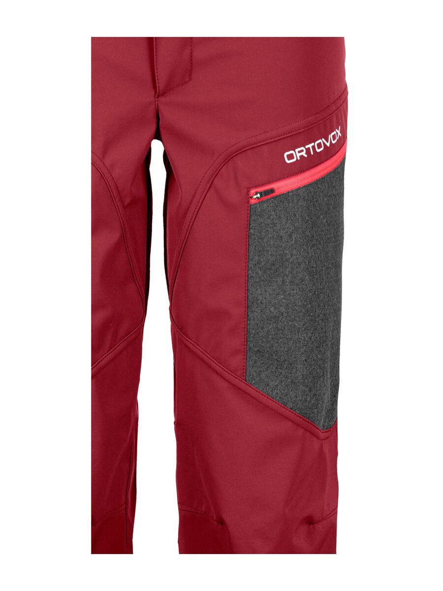 Ortovox Merino Naturtec Pordoi Pants W, dark blood - Bild 4
