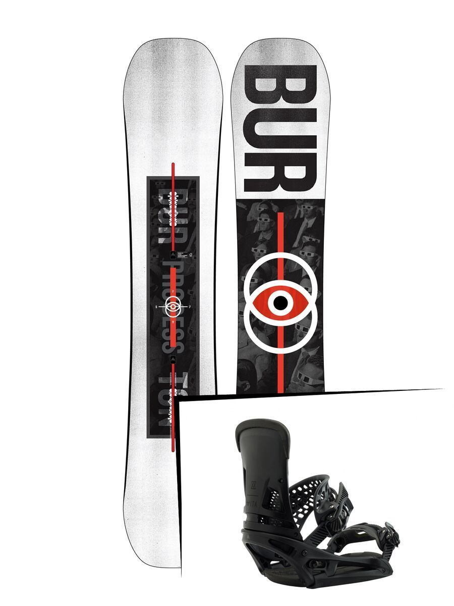 Set: Burton Process Flying V 2019 + Burton Malavita EST brackish - Bild 1