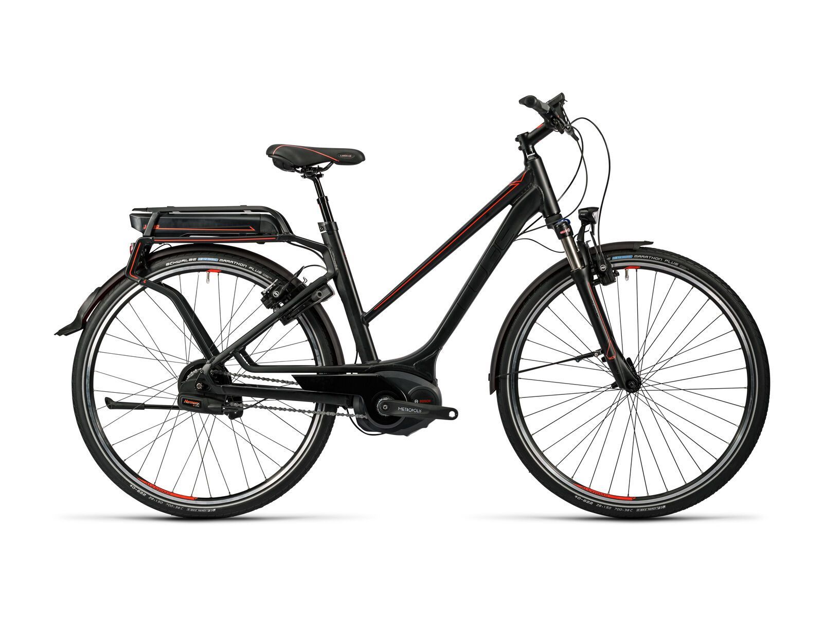 Cube Delhi Hybrid SL 500 Trapeze, glossy´n´flashred - Bild 1