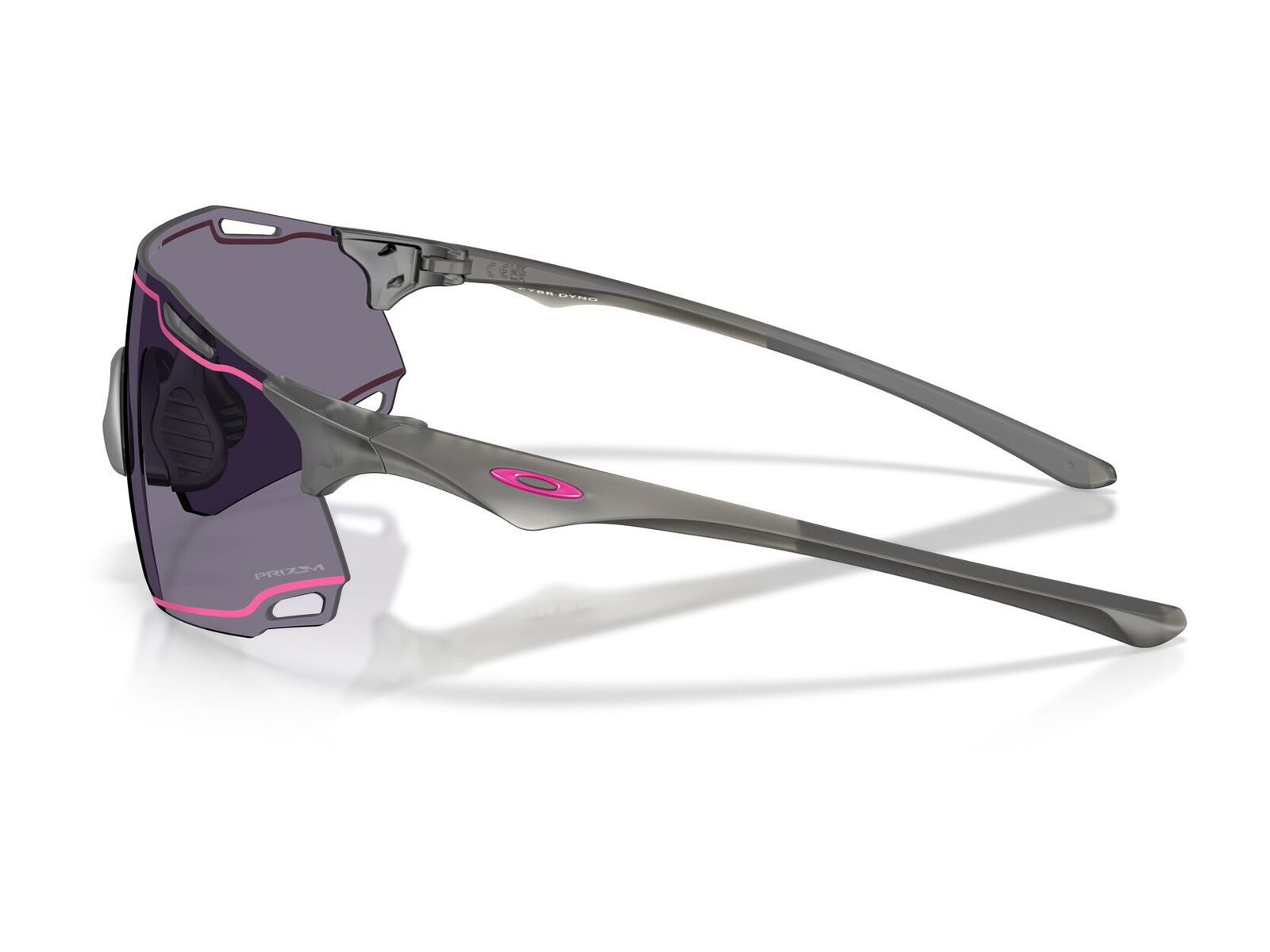 Oakley Cybr Dyno, Prizm Grey w/ Pink Ink / matte grey smoke - Bild 9