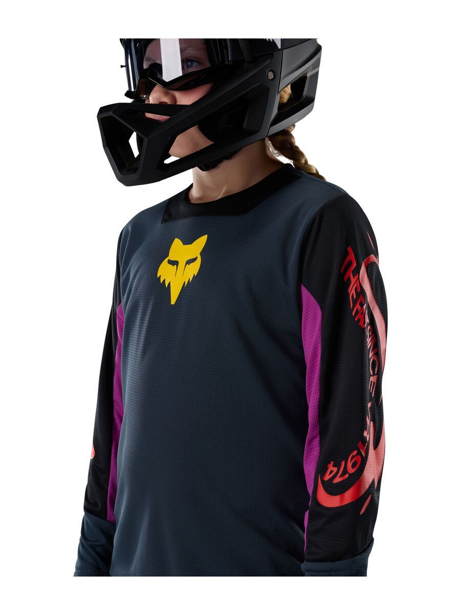 Fox Youth Defend LS Jersey Creation, galaxy blue - Bild 5