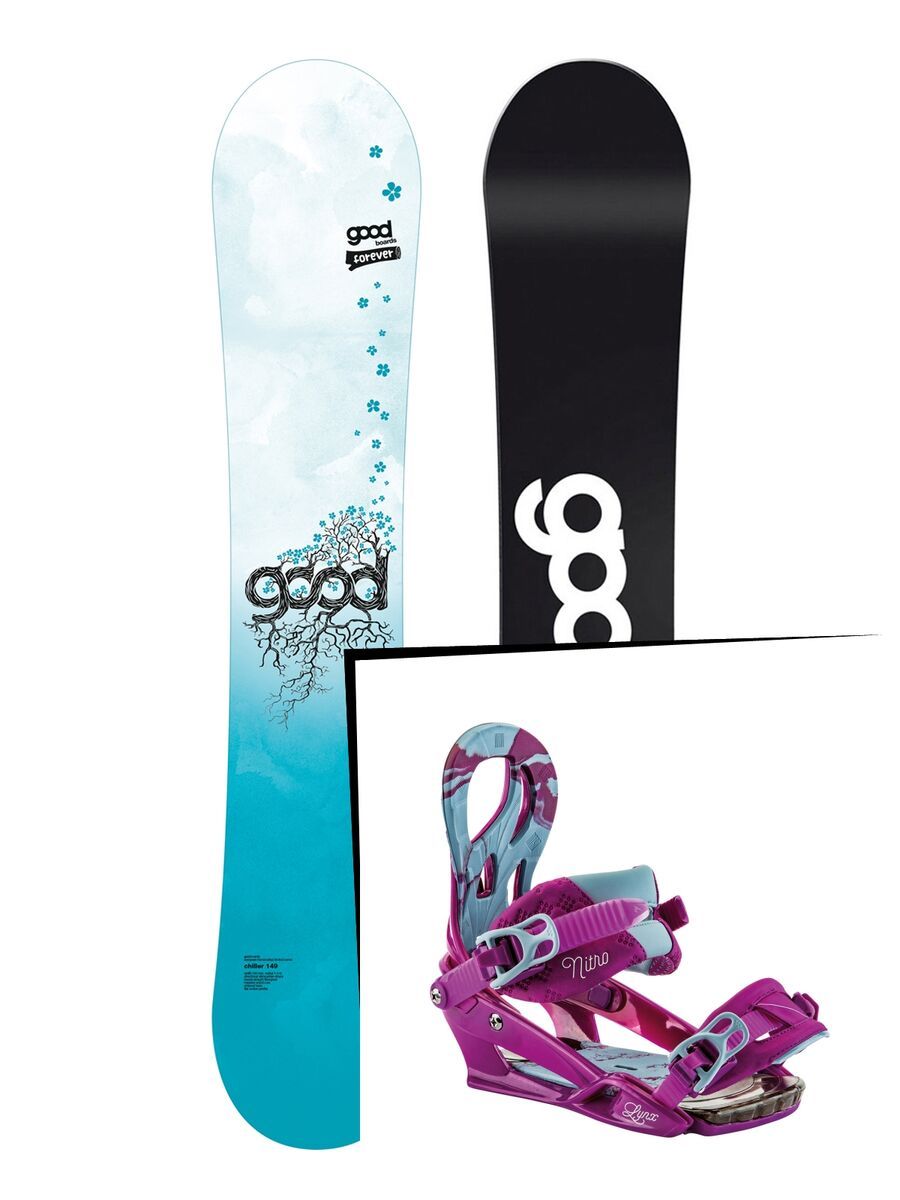 Set: goodboards Chiller Women 2017 + Nitro Lynx (1691176S) - Bild 1