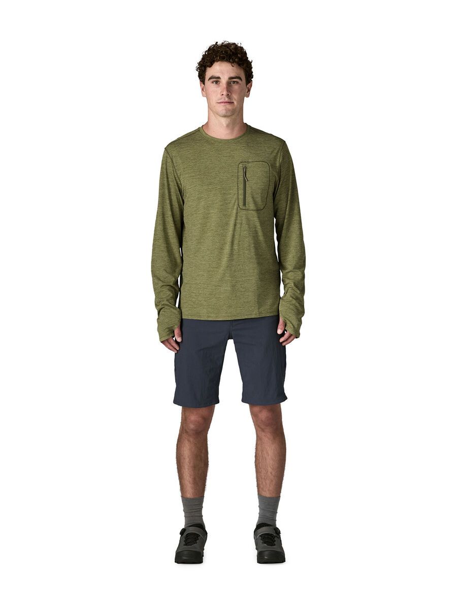 Patagonia Men's Long-Sleeved Capilene Cool Sun Shirt, caper green/buckhorn green x-dye - Bild 5