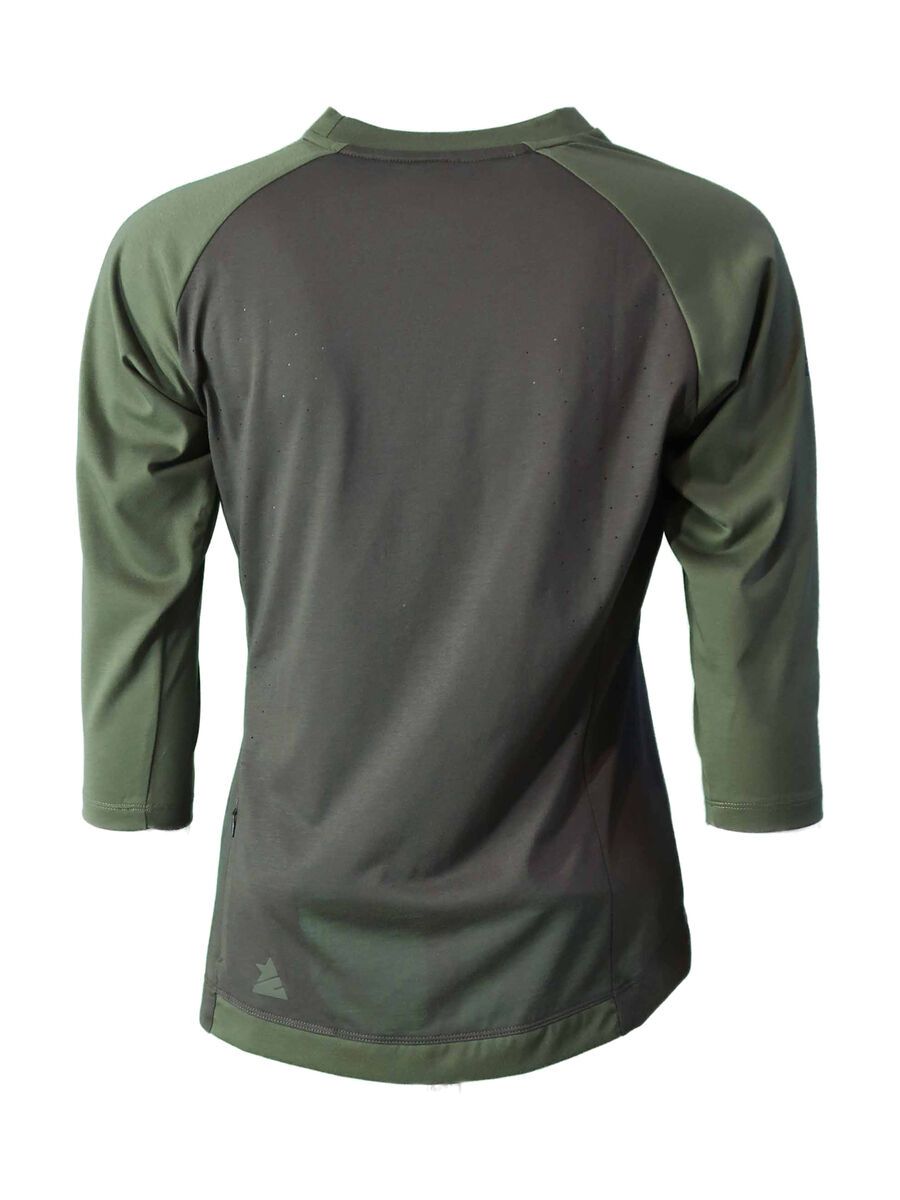 Zimtstern PureFlowz Shirt 3/4 Women’s, forest night/bronze green - Bild 2