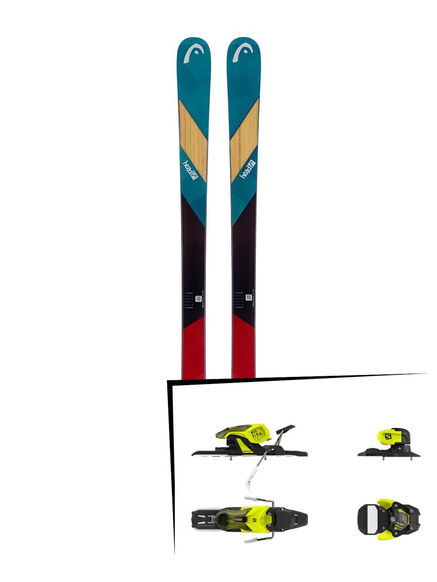 Set: Head Caddy 2019 + Salomon Warden 11 yellow/black - Bild 1