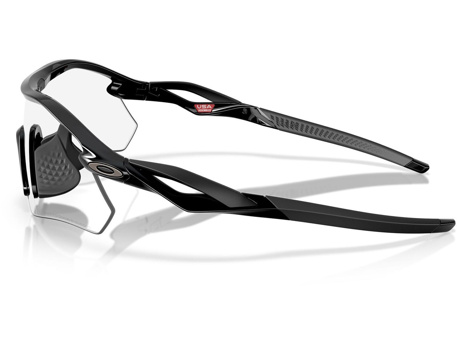 Oakley Radar Plate, Clear To Black Iridium Photochromic / polished black - Bild 10