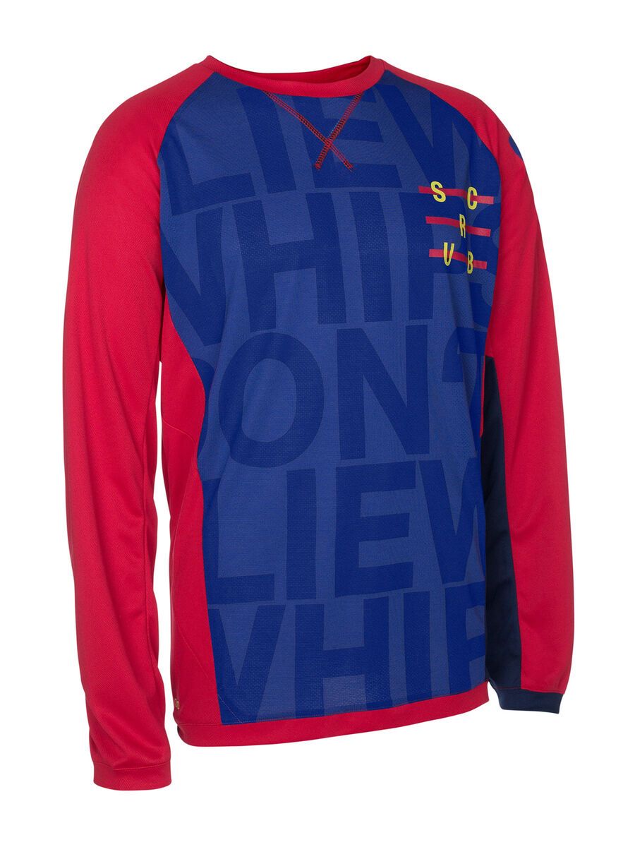 ION Tee LS Helium, crimson red - Bild 1